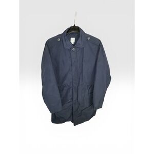 Gap Navy Blue Trench Coat Spring 2008 Release Men's Large